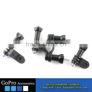 2016 New Wholesale Bicycle Mount Roll Bar Mount for Sports Camera Accessory thumbnail-1