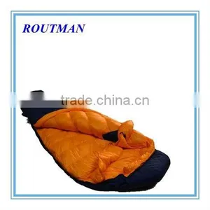 White Goosedown Stylish Mummy Sleeping Bag thumbnail-1