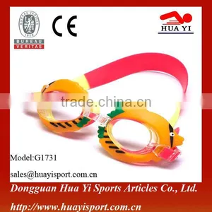 Silicone Head Strap Durable Long Anti Fog Swimming Goggle thumbnail-3