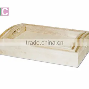 Unfinished Wooden Food Tray thumbnail-1