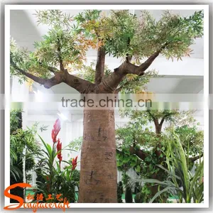 Customized Large Outdoor Artificial Trees Artificial Baobab Tree Fiberglass Artificial Tree thumbnail-2