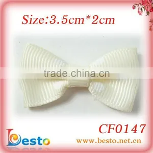CF0147 Kid Small Cream Bow Ribbon for Hair thumbnail-1
