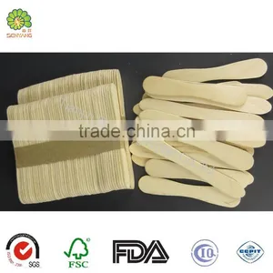 SY Hot Sale Straight Wooden Ice Cream Spoon thumbnail-3