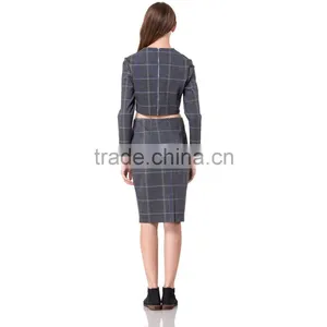 Domin Fashion Guangzhou Factory Ladies Crop Top Sets thumbnail-6