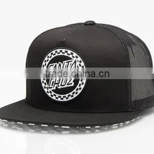 Cheap Flat Brim 100 Polyester Trucker Cap thumbnail-2