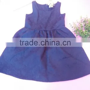 2017 Elegant Girls Party Dress Children Baby Kids Vest Dress thumbnail-5