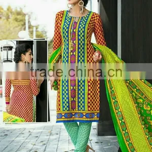 (Pure Cotton ) Readymade Printed Suits Of Mix COLOR thumbnail-1