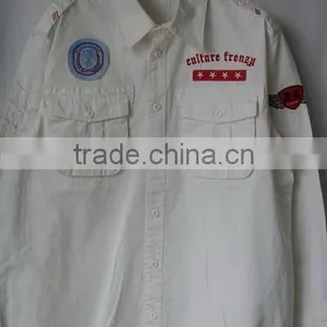 Men's 100% Cotton Twill Fabric Long Sleeve Shirt thumbnail-1