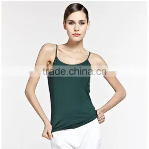 Soft Breathable Plain Women Singlets Wholesale thumbnail-1