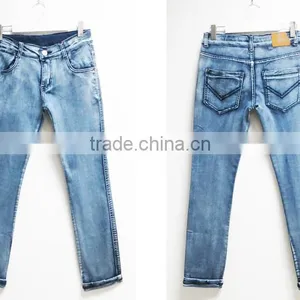 2016 Custom Fashion Cotton Kid Boy Jeans for Spring thumbnail-2
