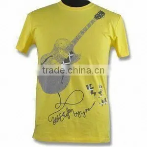 Men's T-shirt With Front Print, Made of 100% Combed Cotton and 160g Single Jersey thumbnail-1