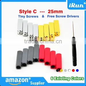 (MOQ:100pcs) Yeezy Lace With Screw Metal Tips Including Tiny Screws & Free Screwdriver - Customized Screw on Lace Aglet - 25 mm thumbnail-5