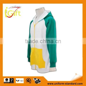 Trade Assurance BSCI Customized Design 2016 Embroidery/screenprint Wholesale Womens Hoodies thumbnail-1