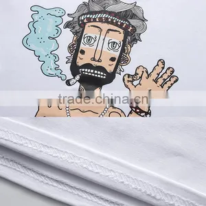 Wholesale Customised Print Design Black Cotton T-shirt For Men,Plain Mens T Shirt thumbnail-5