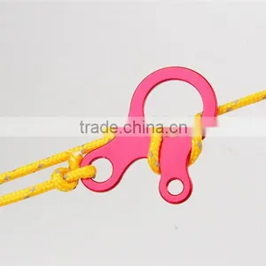 3 Hole EDC Survival Buckle Knotting Buckle Aluminum Alloy thumbnail-1