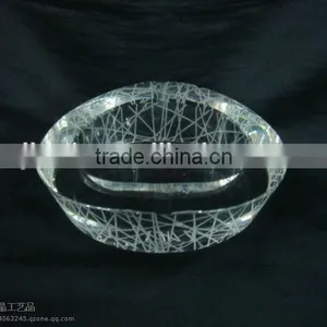 Ashtray Crystal Round Shape thumbnail-1
