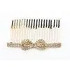 Crystal Bridal 925 Sterling Silver Plating Jewelry Decorative Hair Combs for Women thumbnail-1