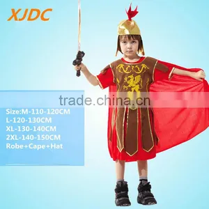 Hot Sale Cosplay Warrior Design Children Roman Halloween Costume thumbnail-1