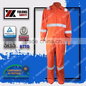 Made in China Orange Fluorescent Flame Retardant Security Guard Uniform thumbnail-1