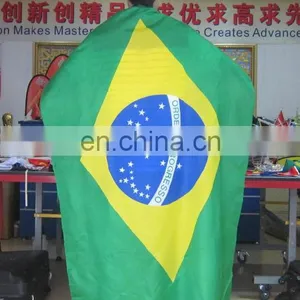 Brazil Sport Fan Club Body Cape Flag thumbnail-2