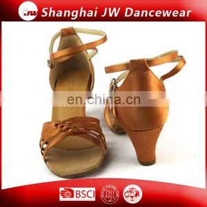 Black Ballroom Shoes Fashion Stylish Lady Latin Dance Shoe thumbnail-3