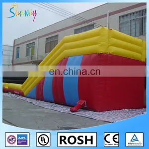 SUNWAY PVC Tarpaulin Inflatable Slope For Zorbing Ball With CE Approved thumbnail-5