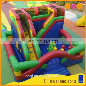 AOQI Colorful Inflatable Fun City Beautiful Fun City for Children thumbnail-1