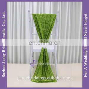 C385#15 Lime Green Sequin Sash Fabric Graduation Sash and Bachelorette Sash thumbnail-3