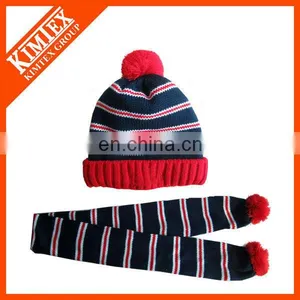 Kids Knitting Hat and Scarf Set thumbnail-1