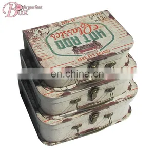 Kids Custom Cardboard Suitcase Gift Box With Lock thumbnail-2