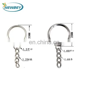 Decorative Key Ring Parts Keychain Wth Links for Wholesale thumbnail-1