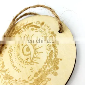 Personalized Round Wood Tags for Clothing Wooden Hang Tags thumbnail-2