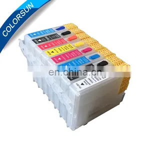 2017 Hot Sale 11COLORS 200ML Inkjet Printer Empty Refillable Refill Ink Cartridge For Epson 4900 4910 With Auto Reset Chips thumbnail-1