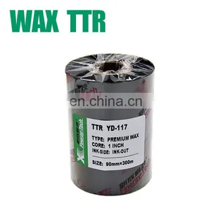 China Xinxiang Fineray 100*300 Zebra Barcode Label Printer Used Thermal Transfer Wax Ribbon thumbnail-1