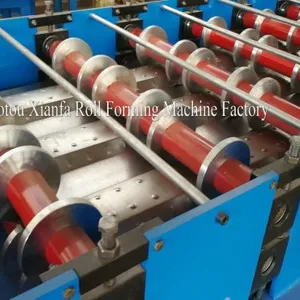 Roof Panel Galvanized Aluminum Floor Deck Roll Forming Machinery thumbnail-4