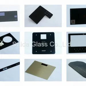 5mm Black Silk Printing Strengthened Tempered Glass Shelves for Games Consoles, Surround Speakers Floating Shelf thumbnail-3