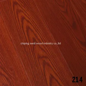White High Glossy 12.3mm Laminate Flooring for Commerical Using thumbnail-2