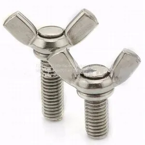 M3-M10 Screw Wing Nut Butterfly Screws Thumb Claw Hand Tighten Bolt Vis Inoxydable Tornillos Vida 304 Stainless Steel Inox DIN316 thumbnail-2
