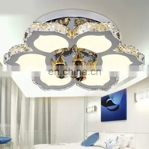 LED Modern Minimalist K9 Crystal Ceiling Lights Living Room Light thumbnail-3