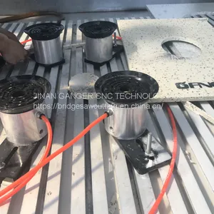 Quartz Stone Cutting Machine GSY-3015ATC Cnc Stone Machinery Router Marble Granite Edge Profiling Polishing Center thumbnail-3
