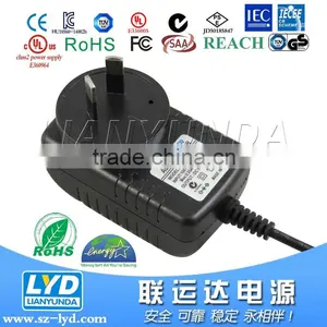 China Manufacturer EU/UK/US 16.8V 1A Wall Mount AC DC Power Adapter for CCTV Camera, Wireless Recevier thumbnail-4