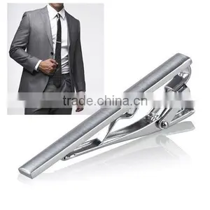 Men's Tie Clip Formal Stainless Steel Slim Classic Smooth Tie Clip Clasp Bar Pin thumbnail-1