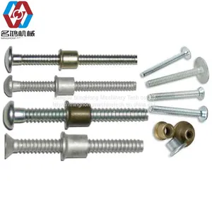 6.4mm Magna-Grip Aluminum Huck Lock Bolts Pin Collars Nuts thumbnail-2