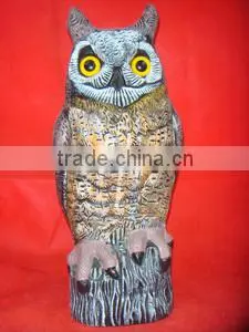 Beautiful Outdoor Used Garden Decoration Garden Plastic Owl thumbnail-1