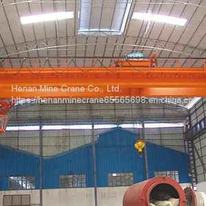 Top Quality Remote Control LH Model 5Ton Double Girders Electric Hoist EOT Crane thumbnail-3