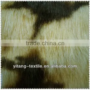 Yellow Long Hair Faux Fur/plush thumbnail-1