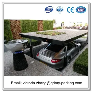 Four Post Pit Parking System PJS-1+1, PJS-2+1, PJS-3+1, Underground Mechanical Car Parking System thumbnail-1