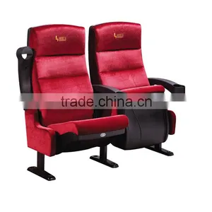 Fabric Plastic Patented Yes Folded Movie Theater Seating Cinema Seat HJ9910A-E thumbnail-3