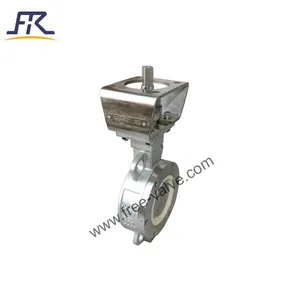 DN100 PN16 Ceramic Lined Butterfly Valve thumbnail-5