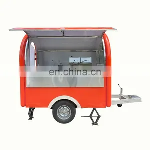 Customized Mobile Kitchen Outdoor Food Trailer Pizza Waffle BBQ Cake Breakfast Food Cart Food Truck Trailer thumbnail-1